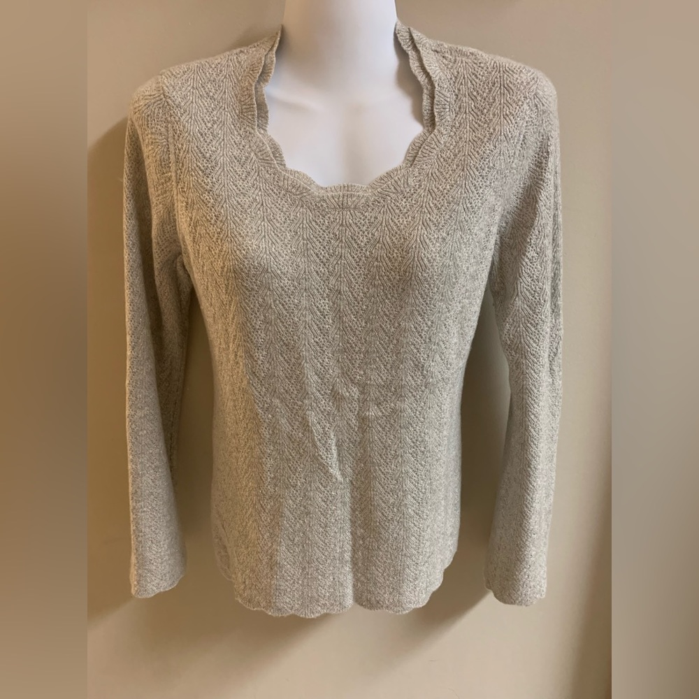 Anne Taylor Cashmere Shimmery Sweater